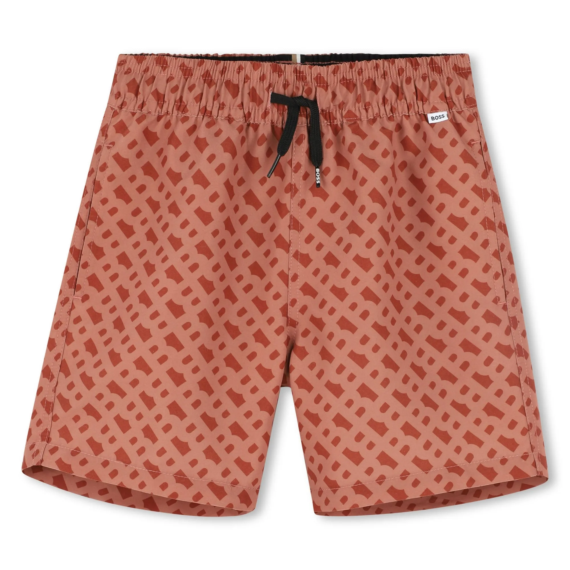 Jungen Badehorts in Orange