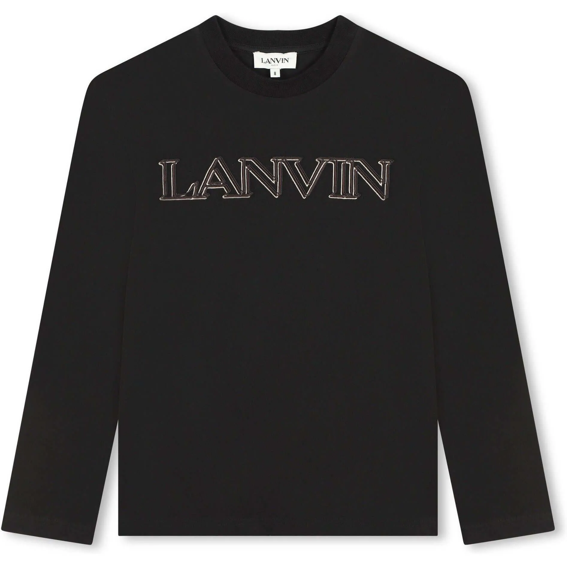 Bio-Black-Logo-T-Shirt für Jungen