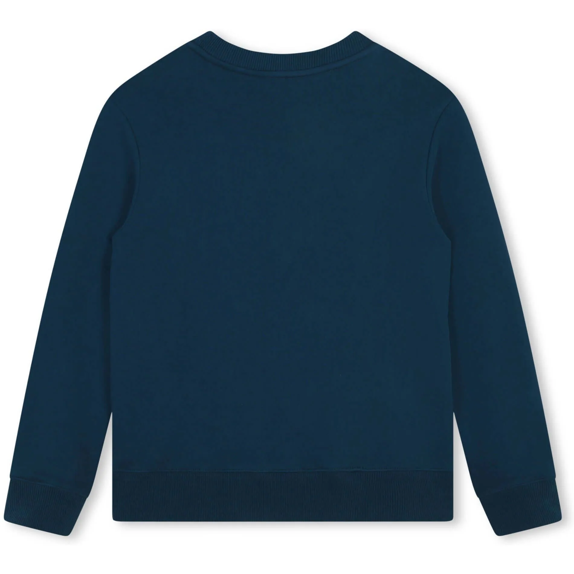 Bio-Sweatshirt für Jungen mit Logo in Petrol