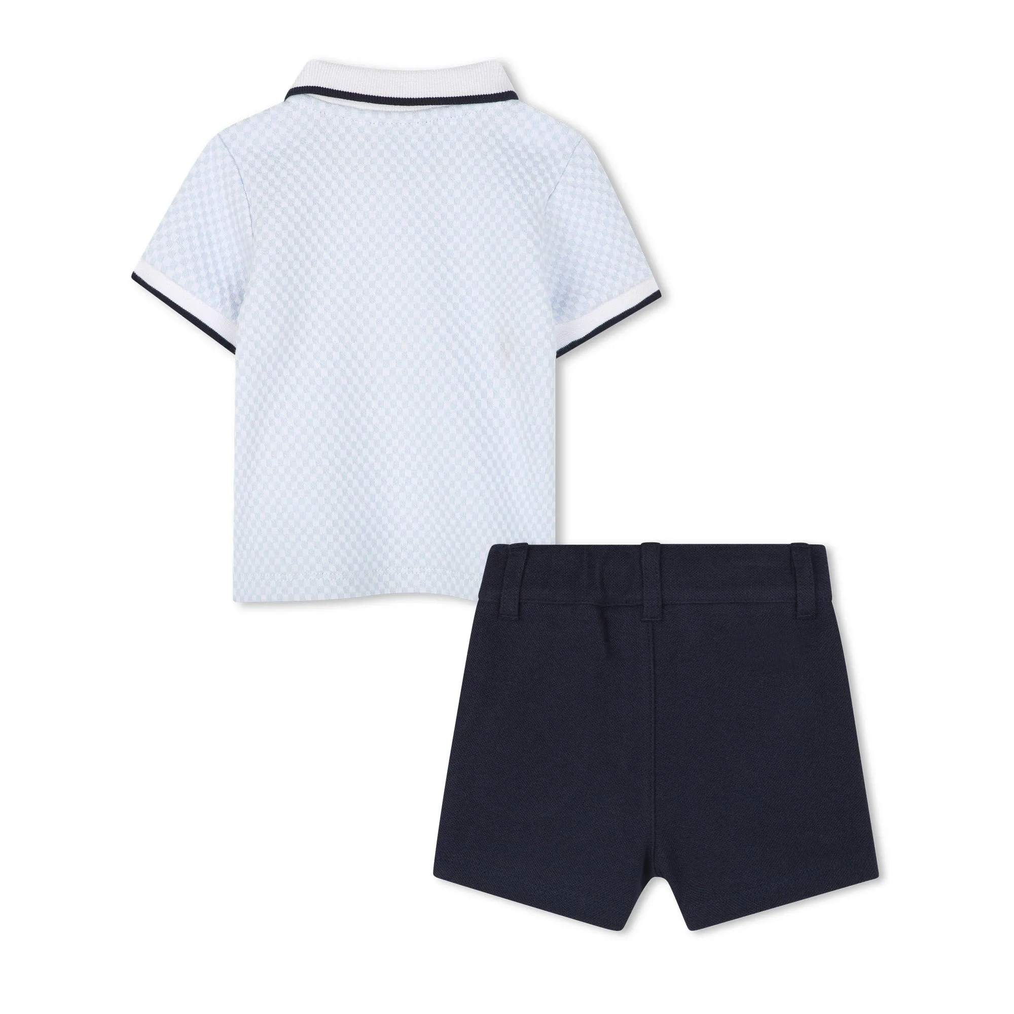 Jungen Hellblaues Polo-Set