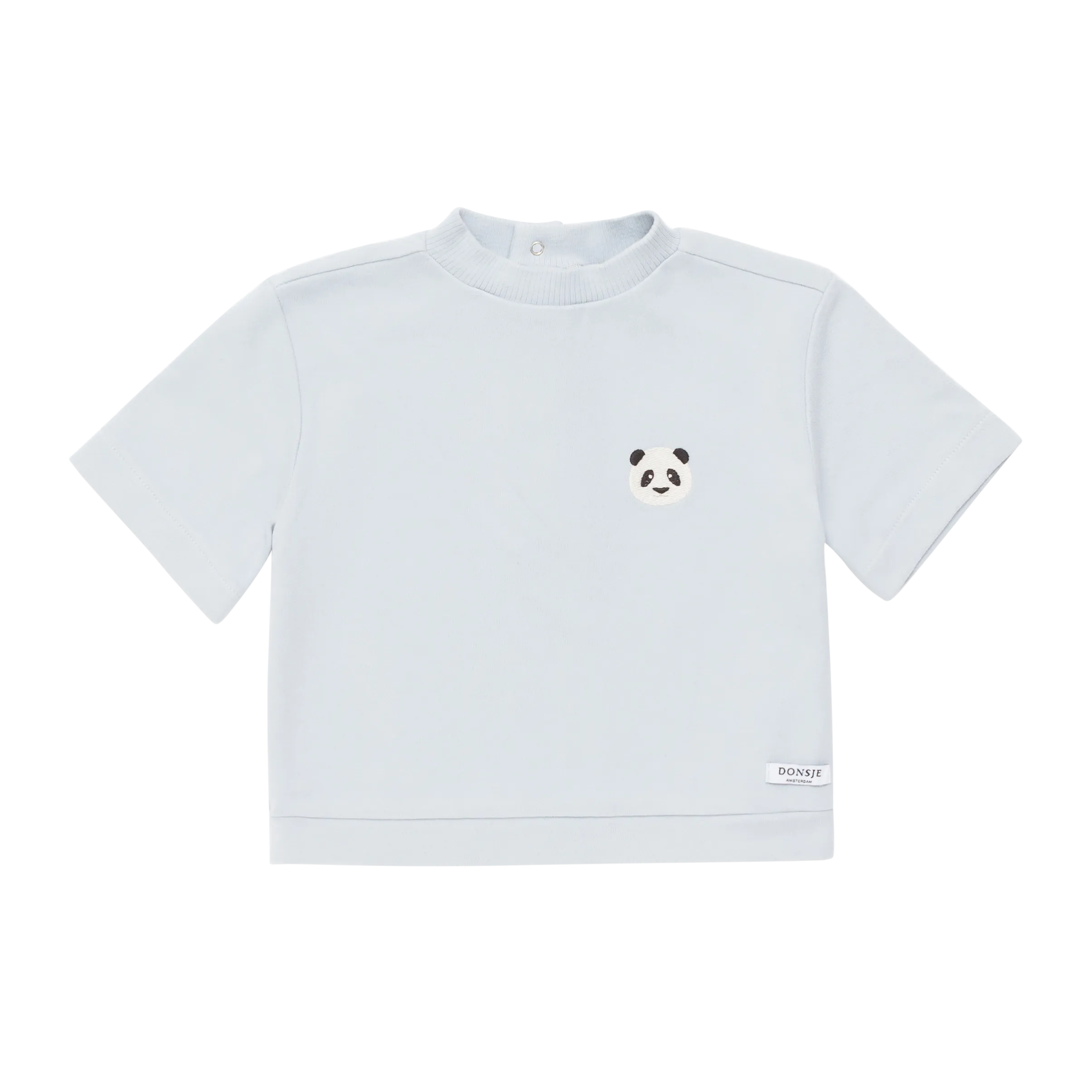 Jungen Blasses Blaues Panda T-Shirt