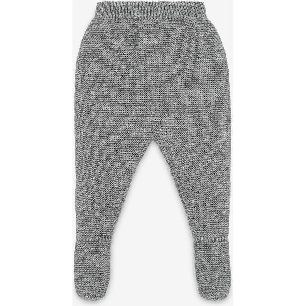 Jungen Hellgrauer 'Saturno' Strick-Set