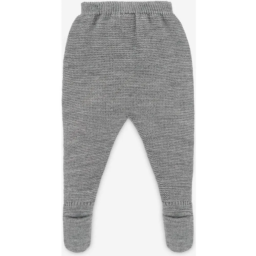 Jungen Hellgrauer 'Saturno' Strick-Set