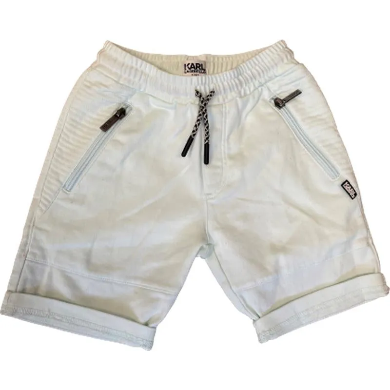 Jungen Pastellgrüne Jersey-Shorts