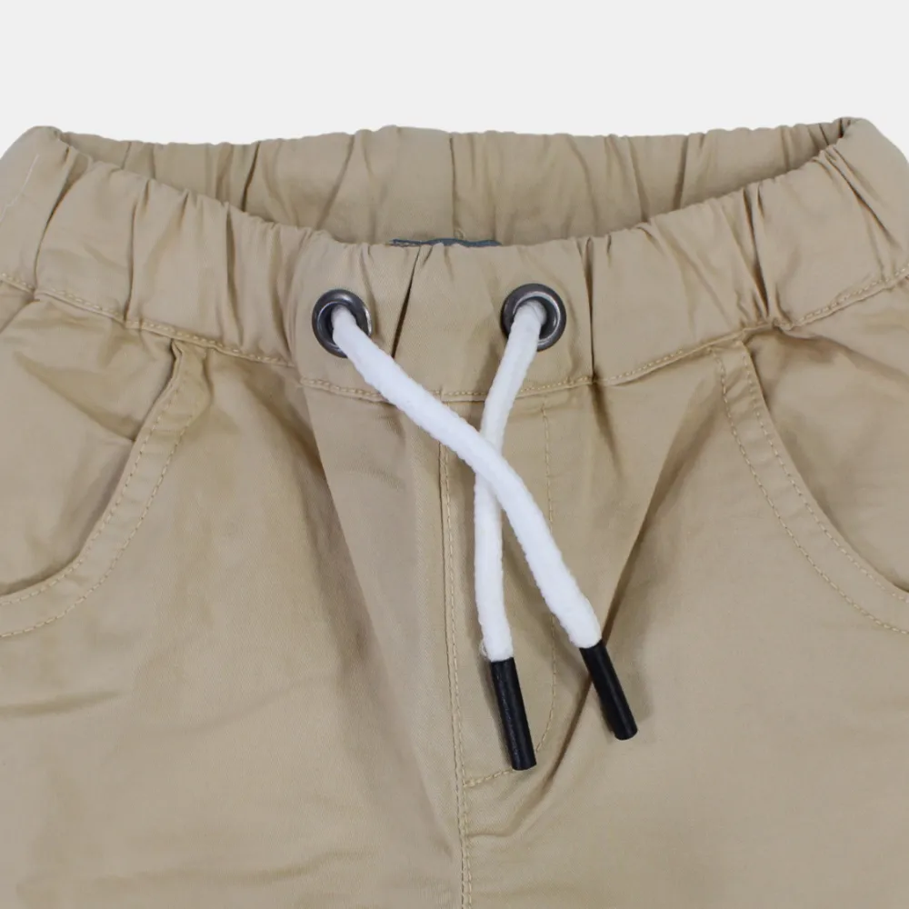 Jungen Einfache Gabardine Cargo Shorts