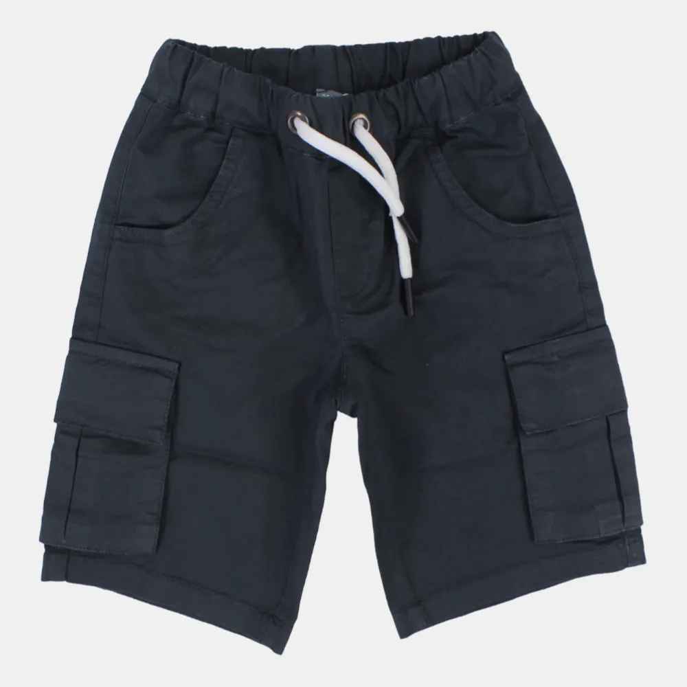 Jungen Einfache Gabardine Cargo Shorts