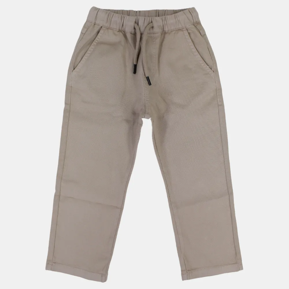 Jungen Einfache Gabardine Hose