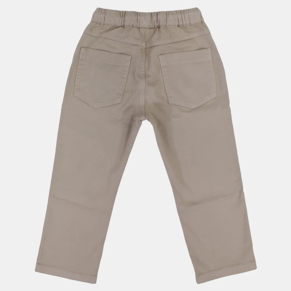 Jungen Einfache Gabardine Hose