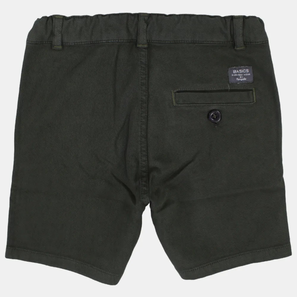 Jungen Einfache Gabardine Shorts
