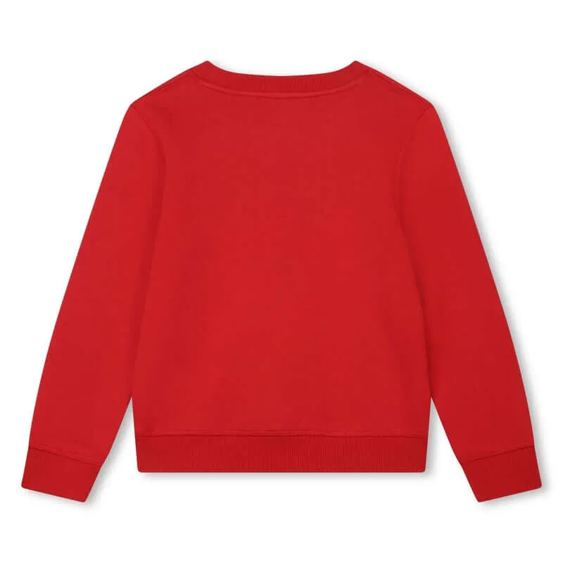 Jungen Rot 'JUNGLE GAME' Elefanten Pullover