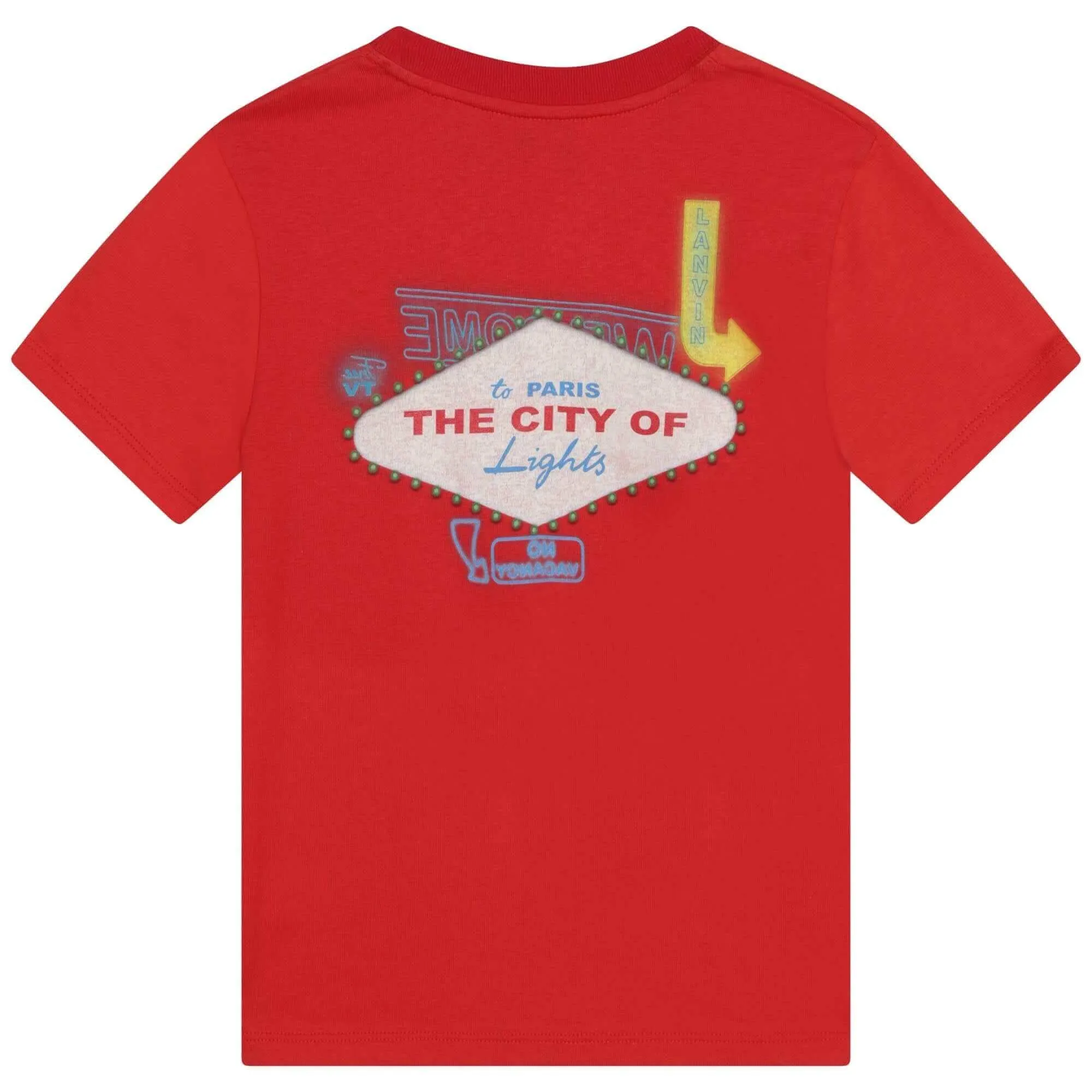 Jungen Rot Las Vegas T-Shirt