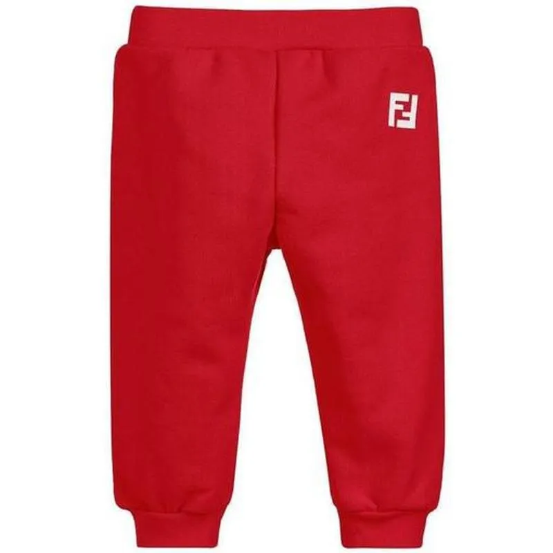 Jungen Rot Logo Trainingsanzug