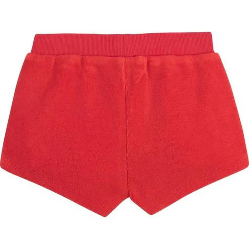 Rote Jungen-Shorts