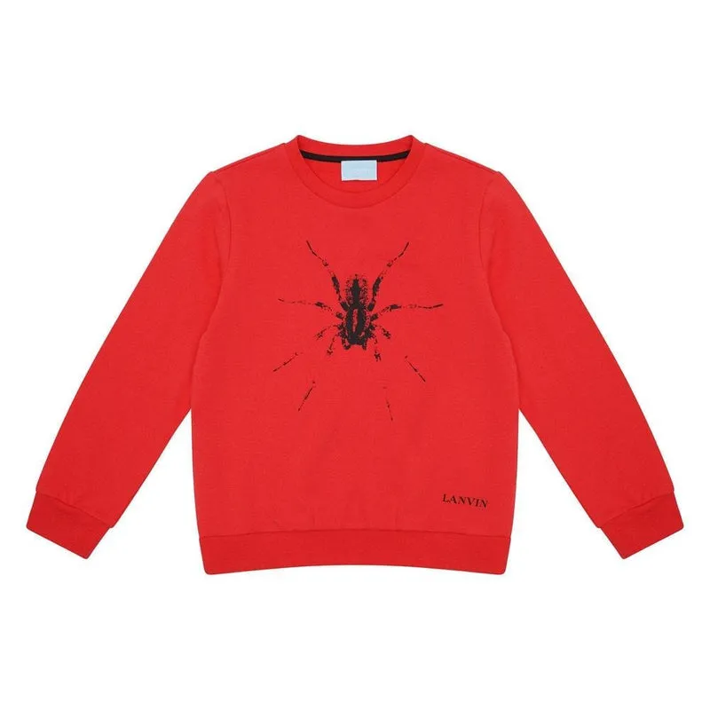 Roter Pullover für Jungen
