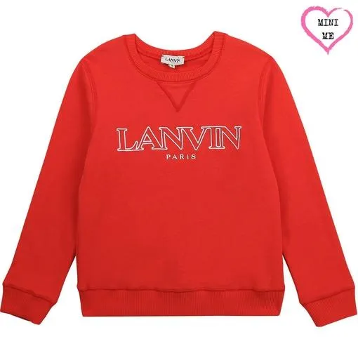 Jungen Roter Sweatshirt