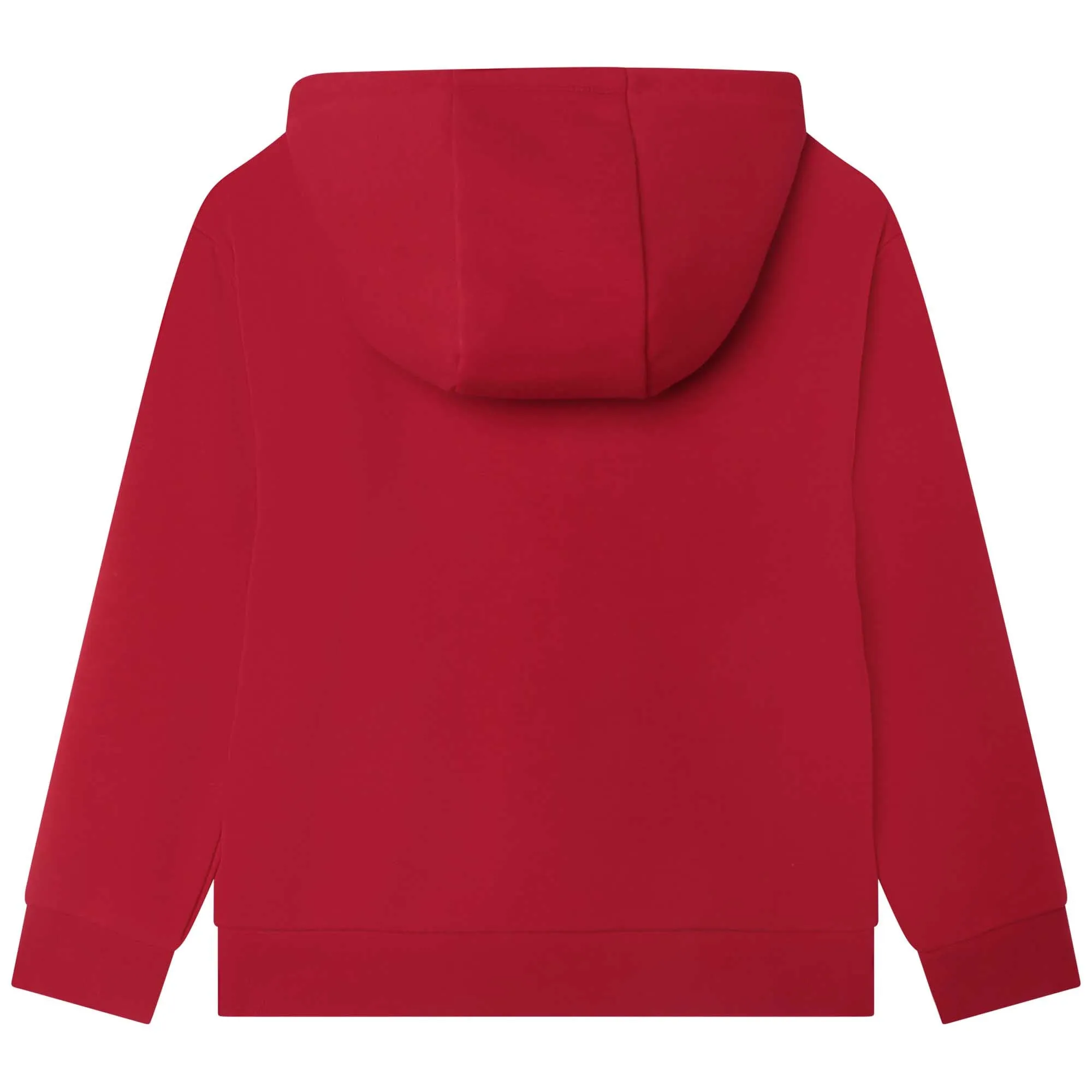 Jungen Rote Kapuzenjacke mit Reißverschluss