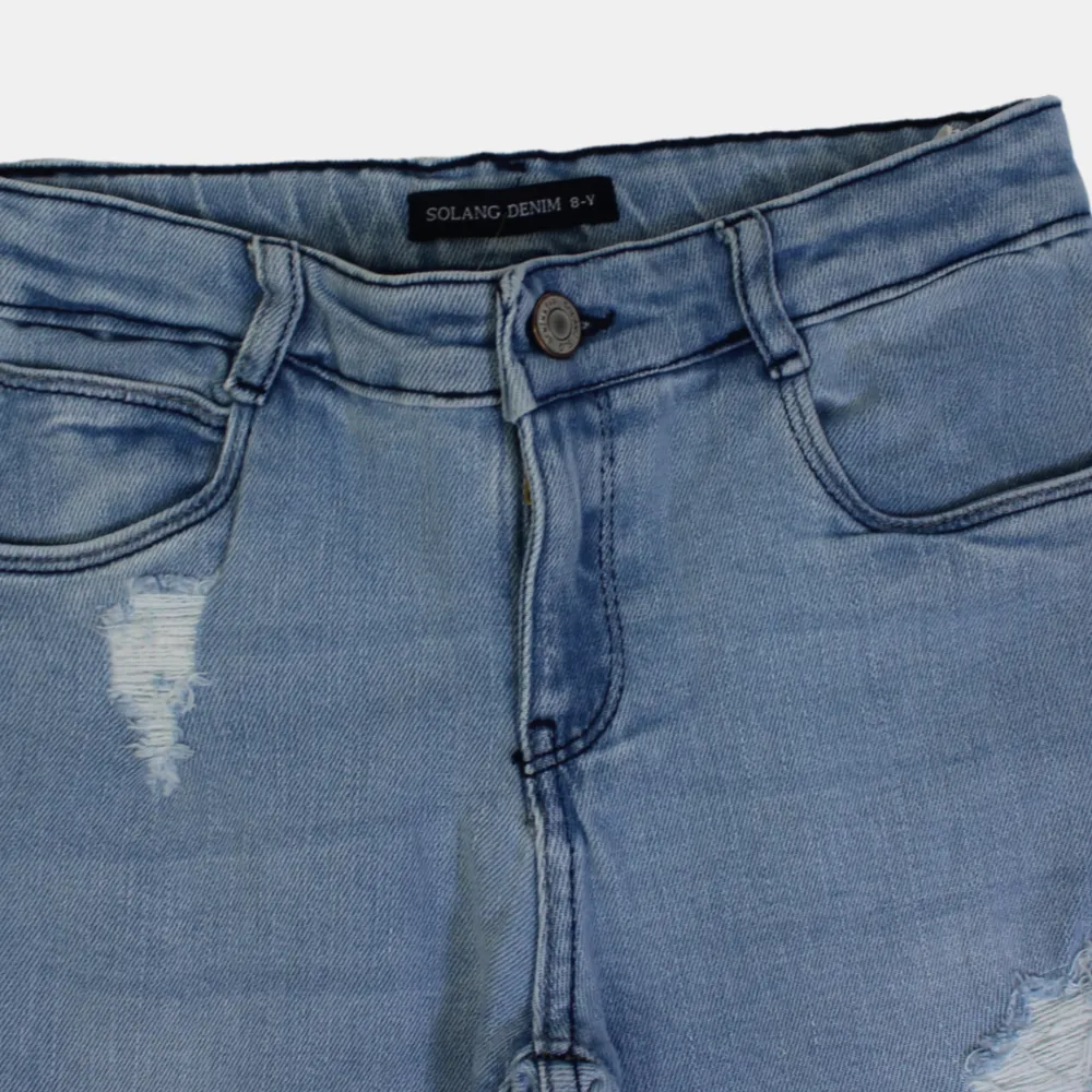 Jungen Ripped Jeans – Hellwasch-Denim