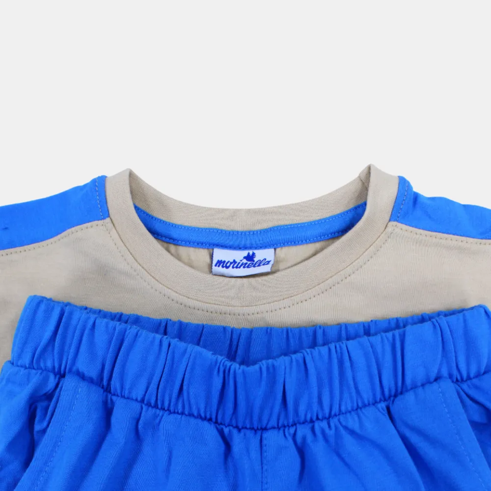 Jungen Kurzarm-Pyjama-Set aus Baumwolle - Surf-Print