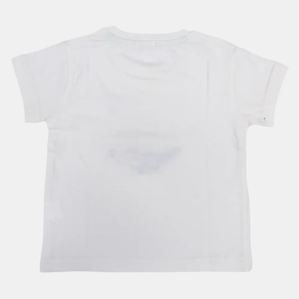 Jungen Kurzarm-T-Shirt aus Baumwolle mit Happy-Croco-Print