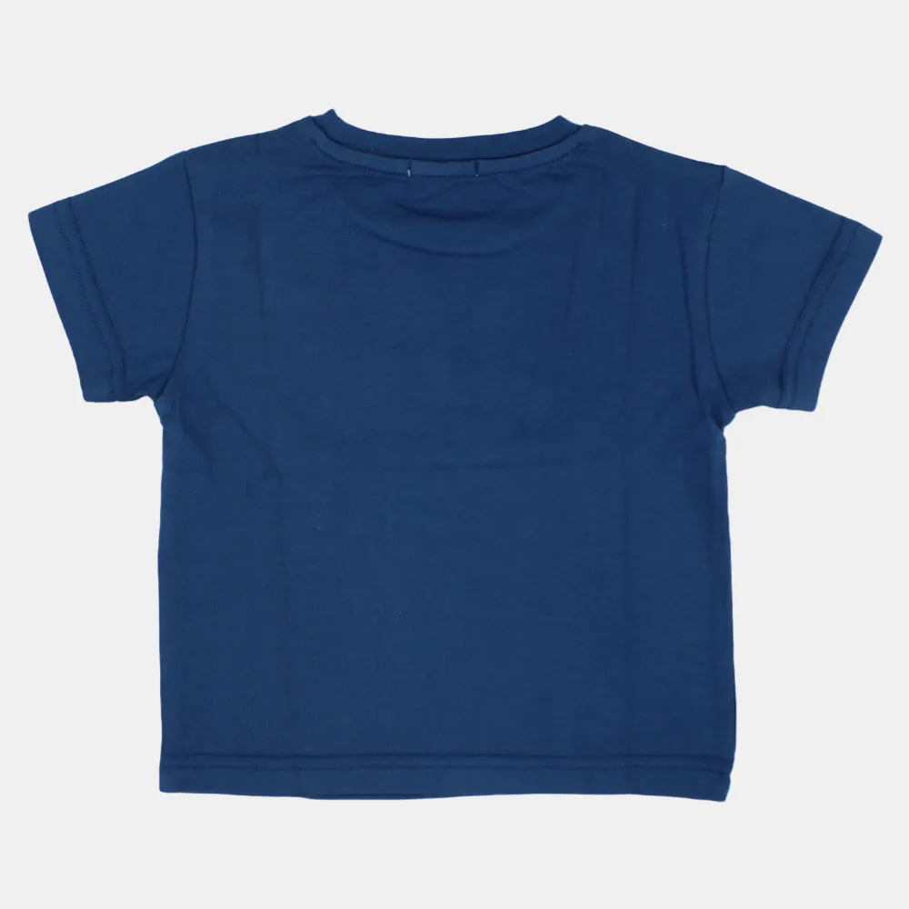 Jungen Kurzarm-T-Shirt aus Baumwolle mit Happy-Croco-Print