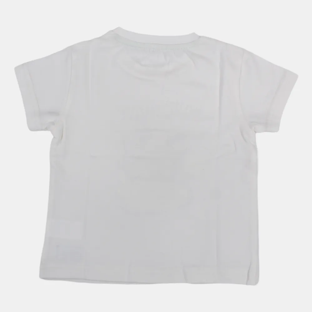 Jungen Kurzarm-T-Shirt aus Baumwolle mit Surfing-Krokodil-Print