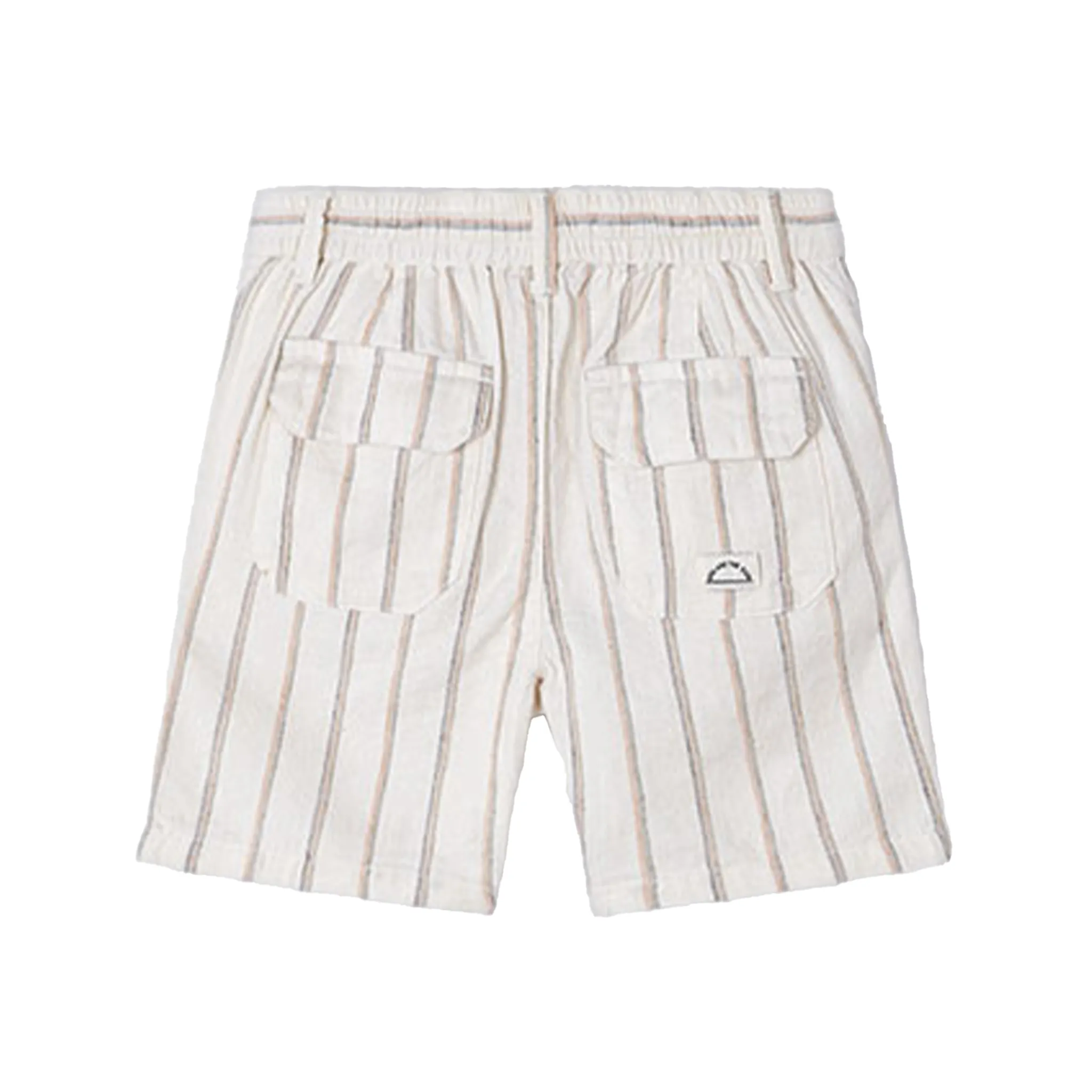 Gestreifte Leinen-Shorts für Jungen