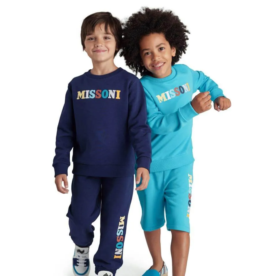 Jungen Türkis Logo Kurz