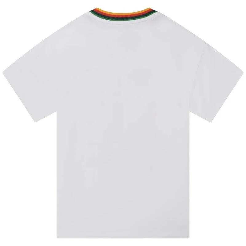 Jungen Weißes Bambus-Tiger T-Shirt