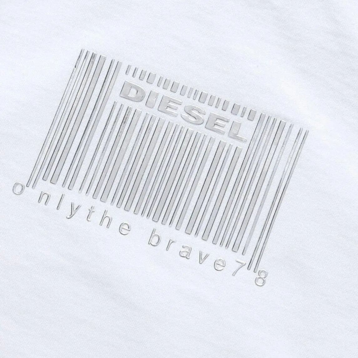 Jungen Weißes Barcode T-Shirt