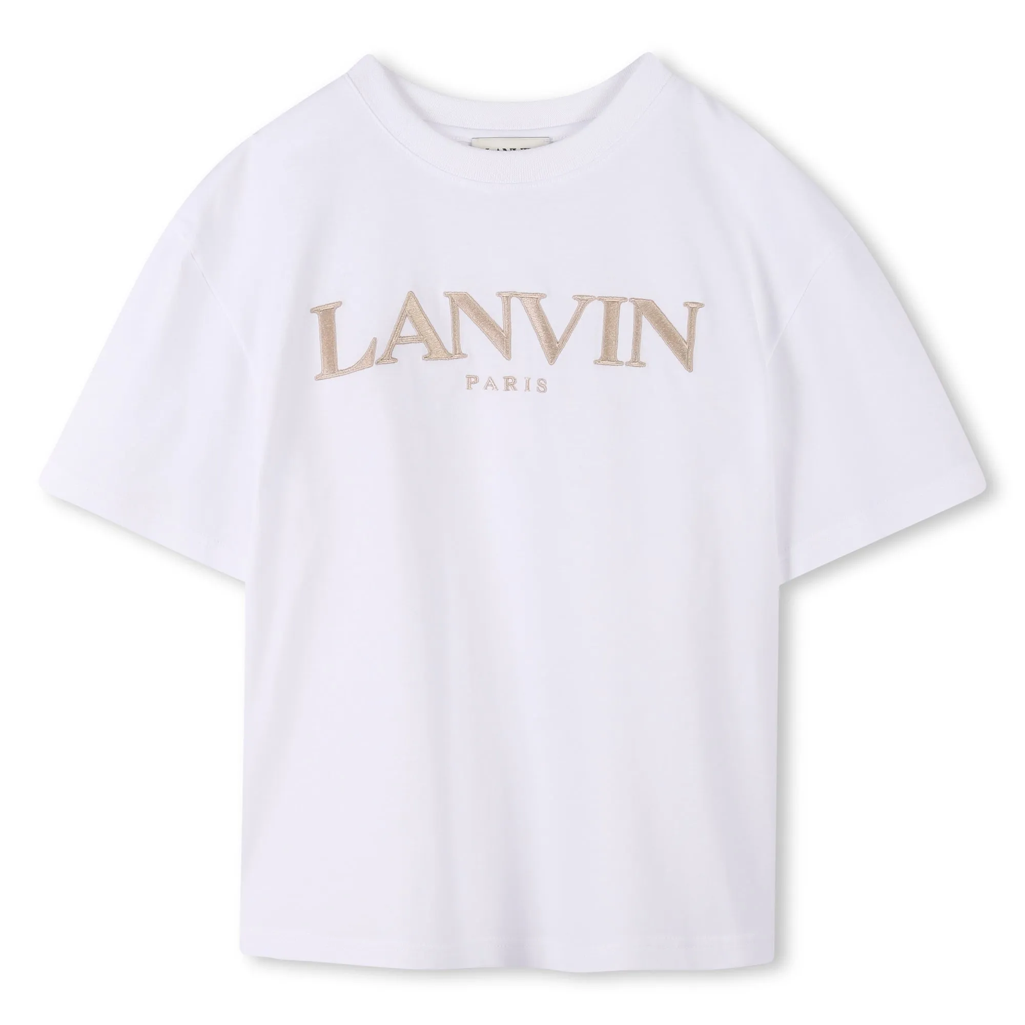 Jungen Weiß Beige T-Shirt