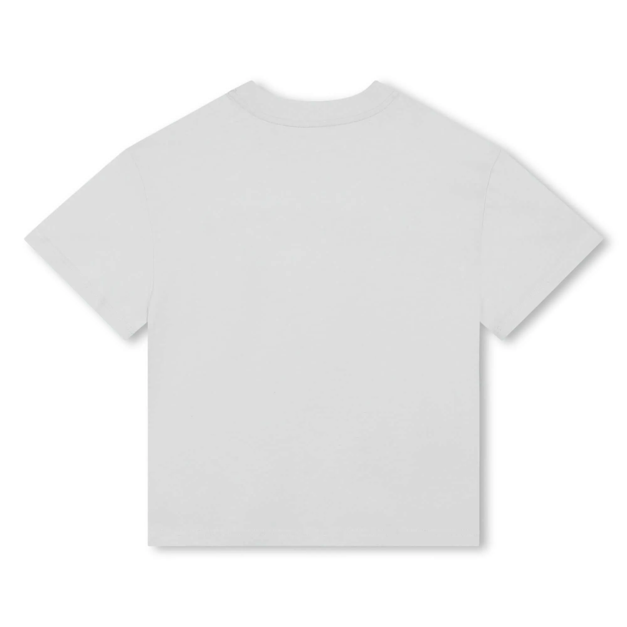 Jungen Weißes Baumwoll-Logo T-Shirt