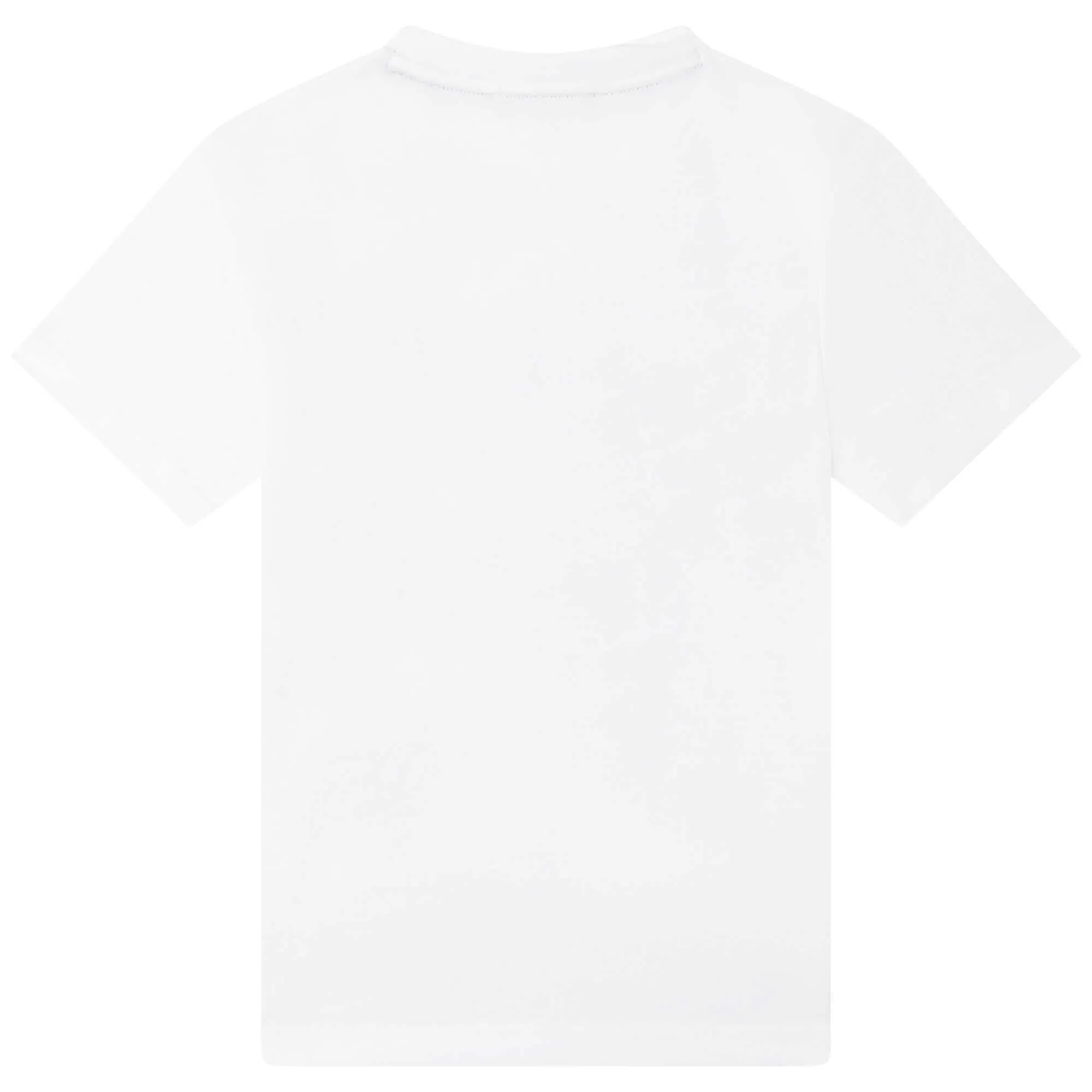 Jungen Weißes Baumwoll-T-Shirt