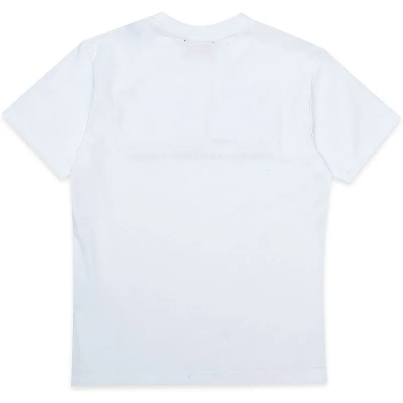 Jungen Weißes Living Print T-Shirt