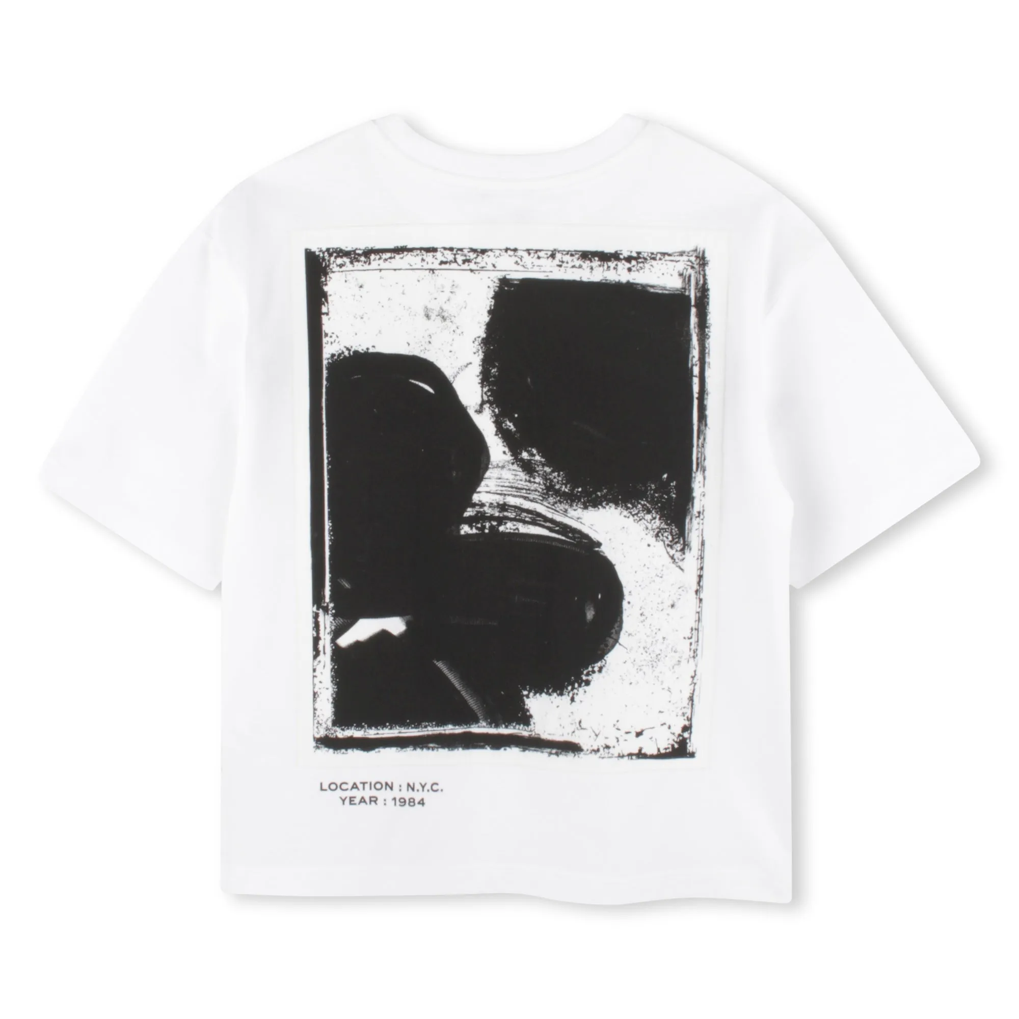 Jungen Weißes Logo T-Shirt