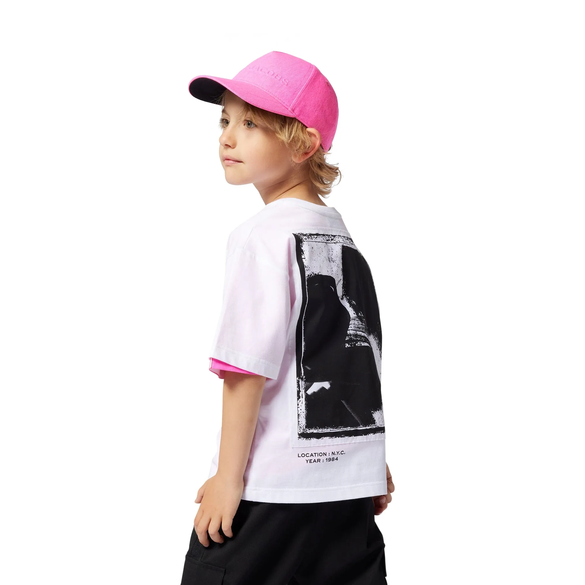 Jungen Weißes Logo T-Shirt