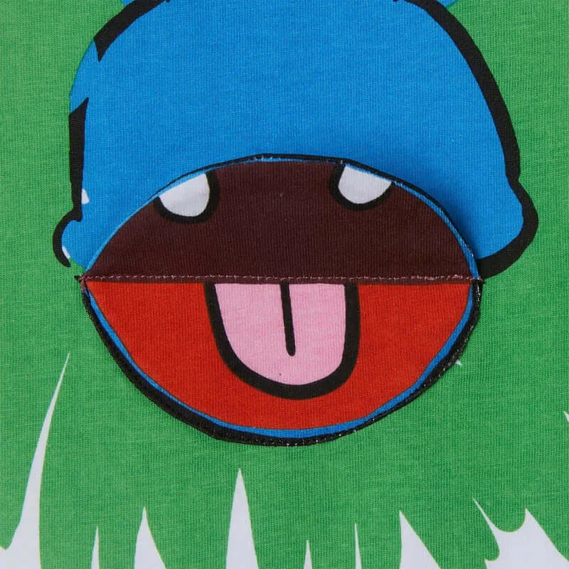 Jungen Weißes Bio-Baumwoll-T-Shirt