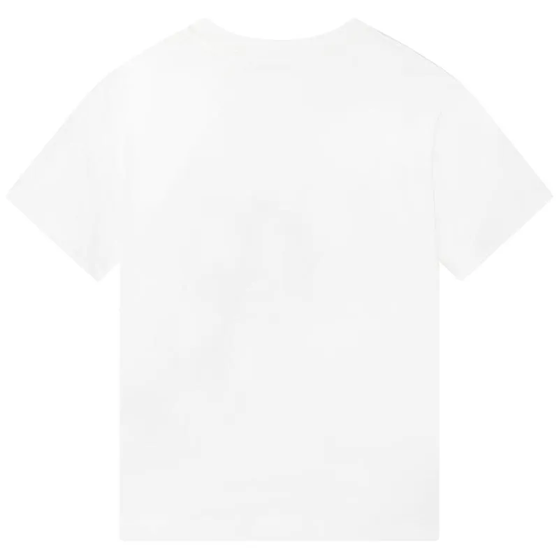 Jungen Weiß Paris Kurzarm T-Shirt