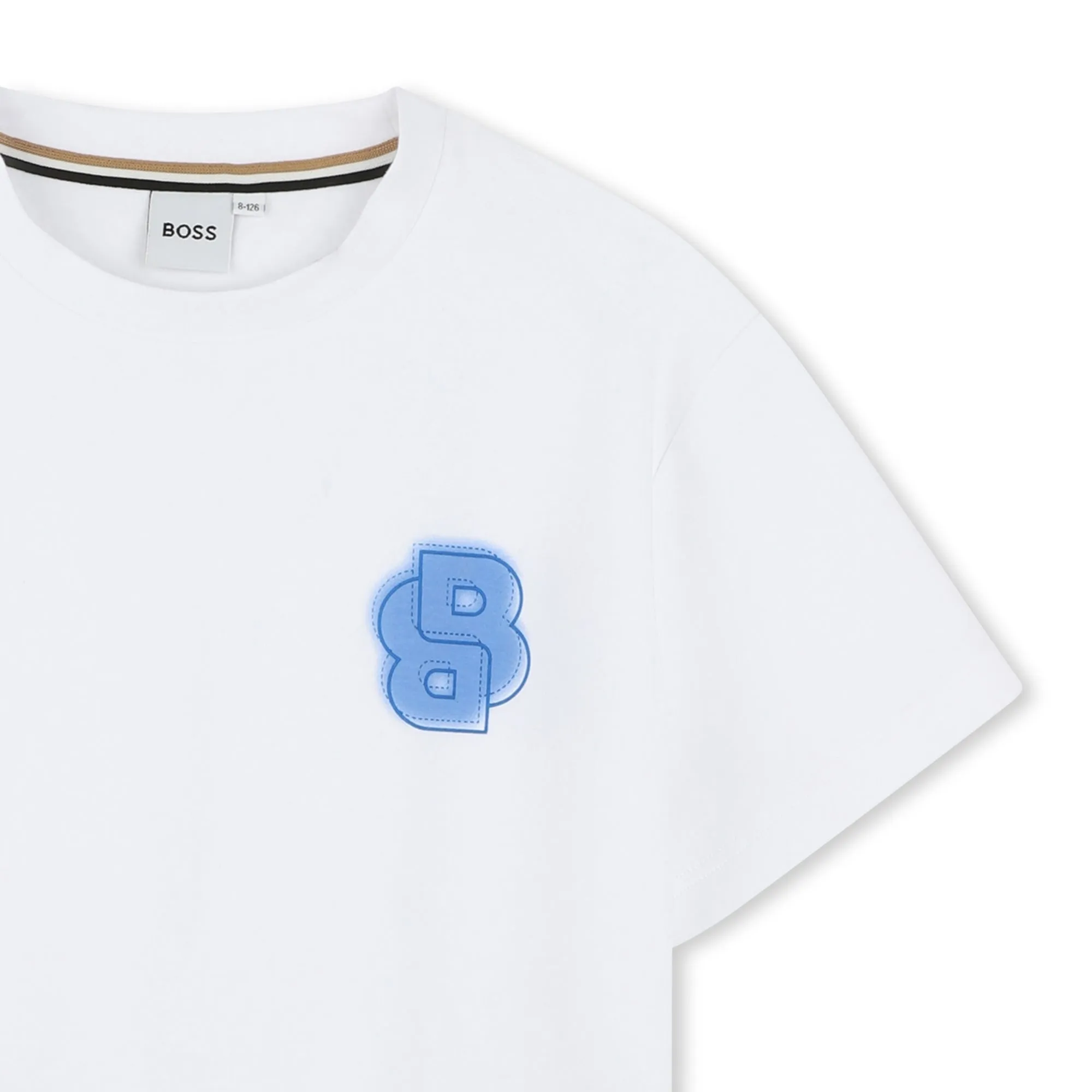 Jungen Weiß Kurzarm T-Shirt