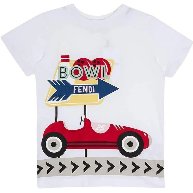 Jungen Weißes T-Shirt
