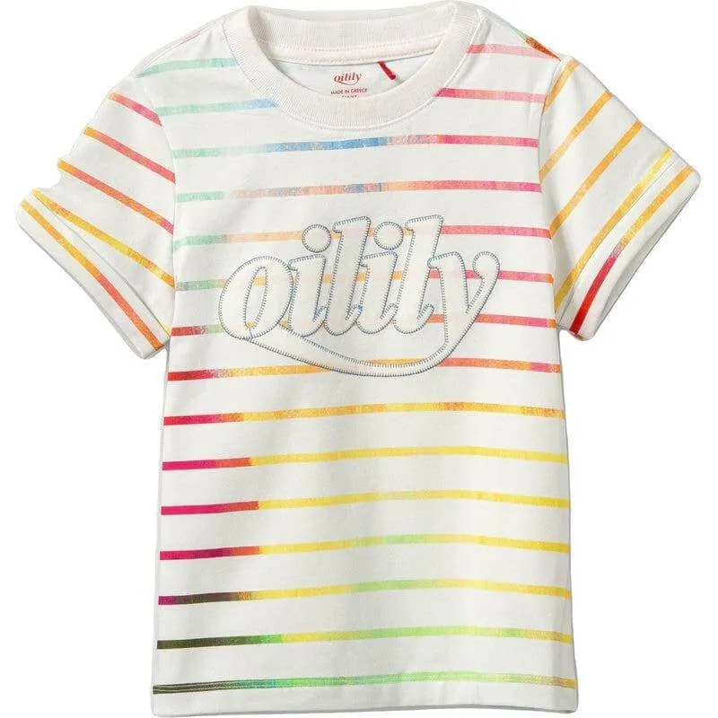 Jungen Weißes Tuk Tee T-Shirt