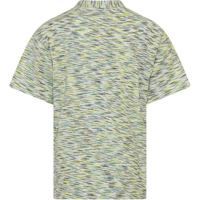 Jungen Gelb & Grün gemustertes T-Shirt
