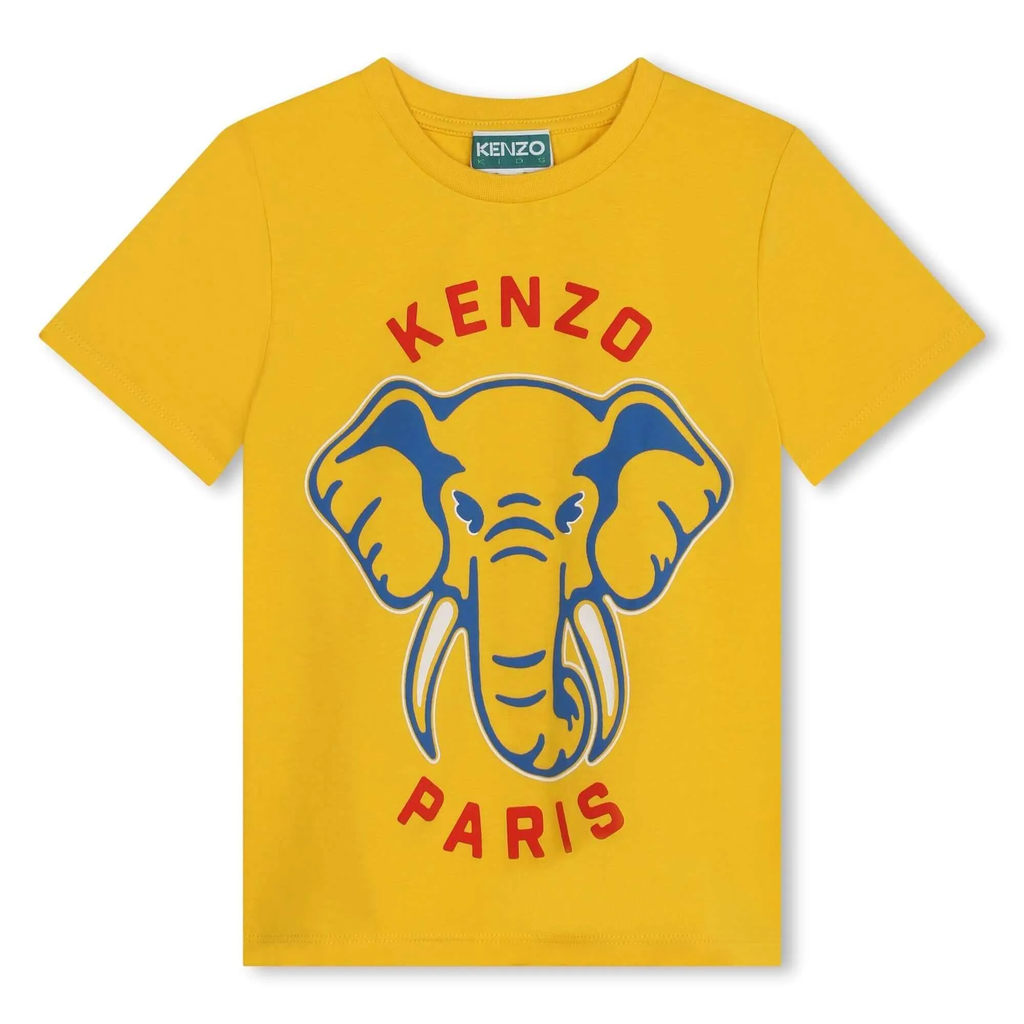 Jungen Gelbes Elefanten-Print T-Shirt