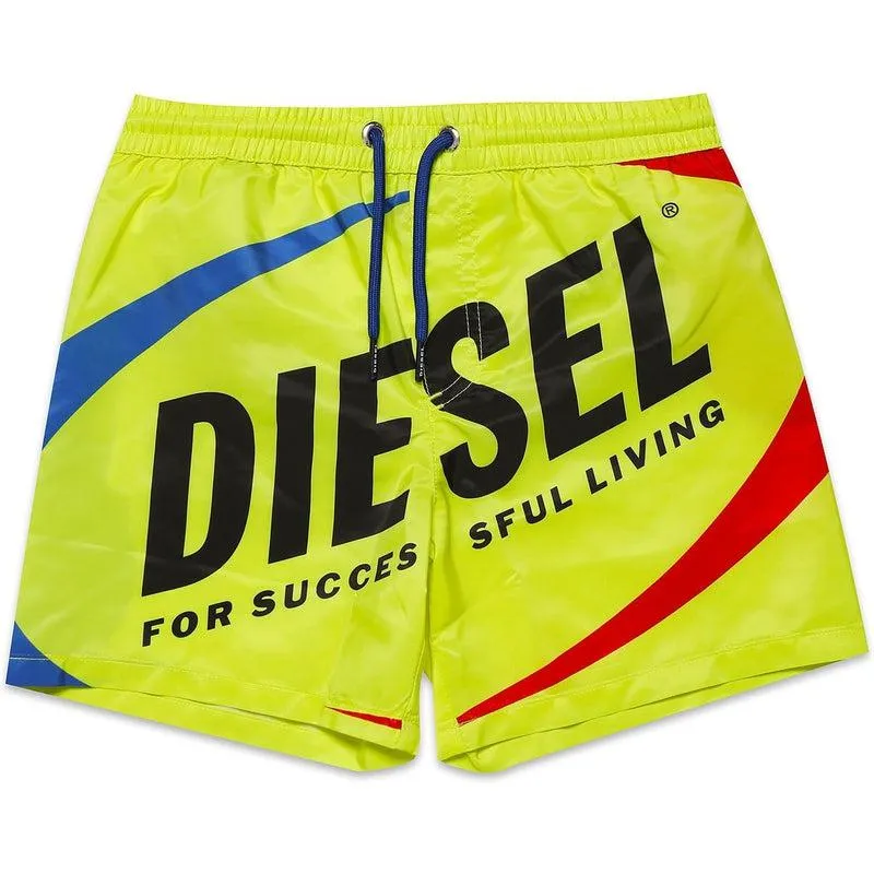 Jungen Gelbe Logo Shorts
