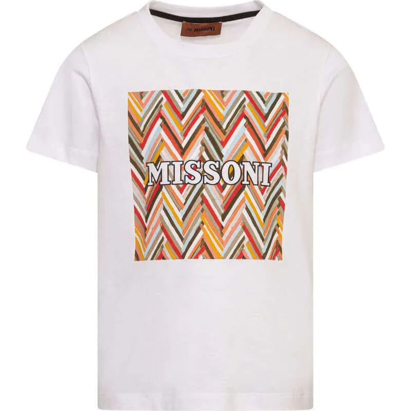 Jungen T-Shirt mit Zickzack-Print