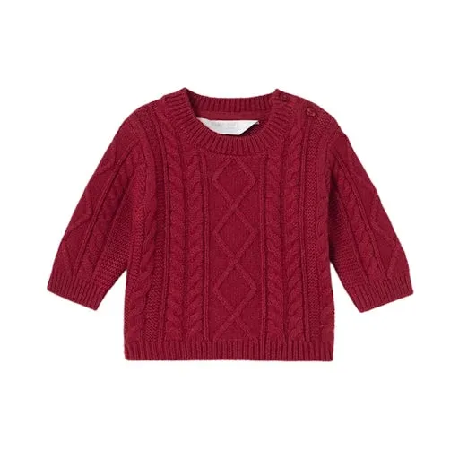 Geflochtener Pullover - Kirsche von Mayoral - ENDVerkauf