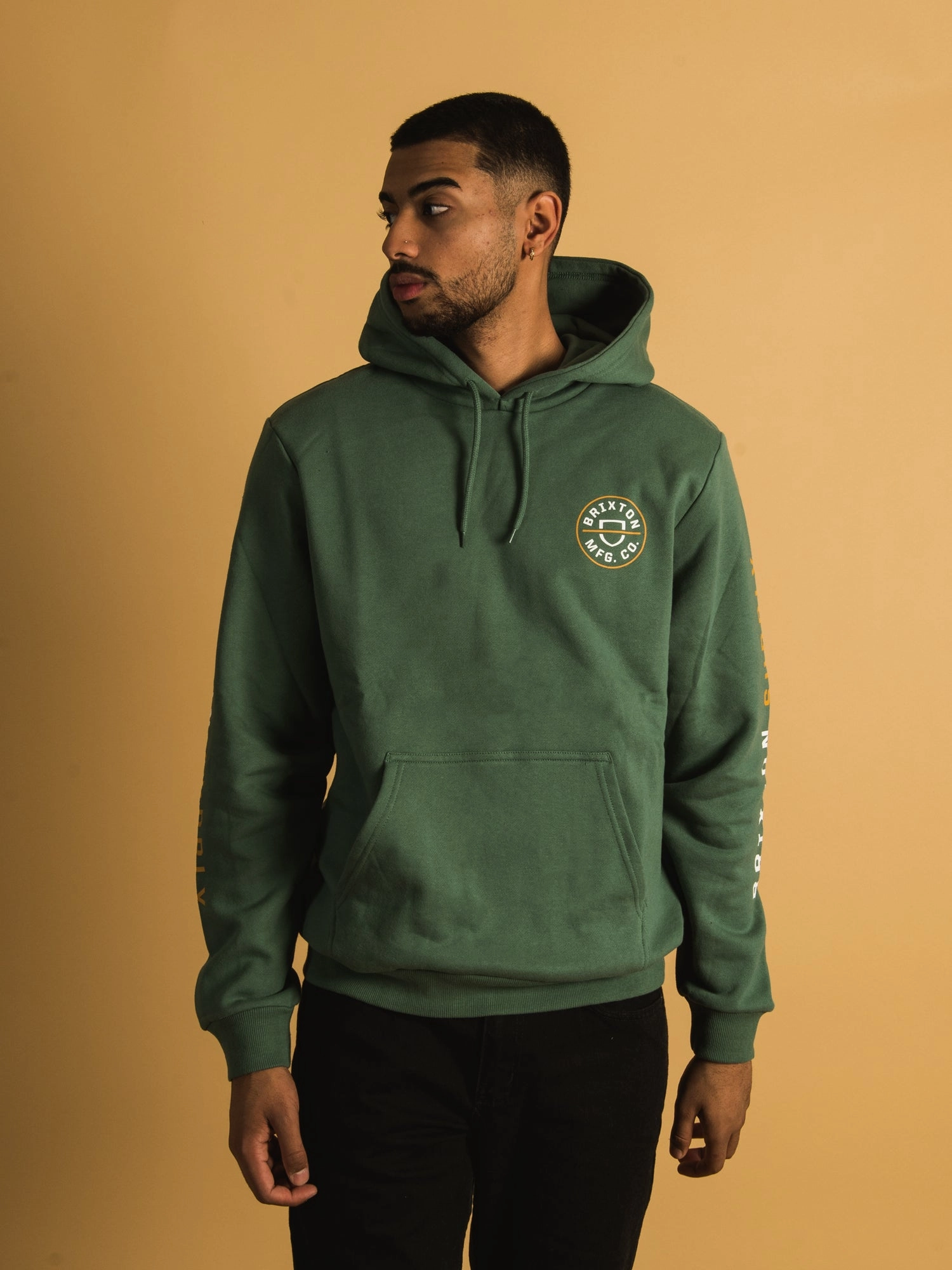BRIXTON CREST PULLOVER HOODIE - CLEARANCE