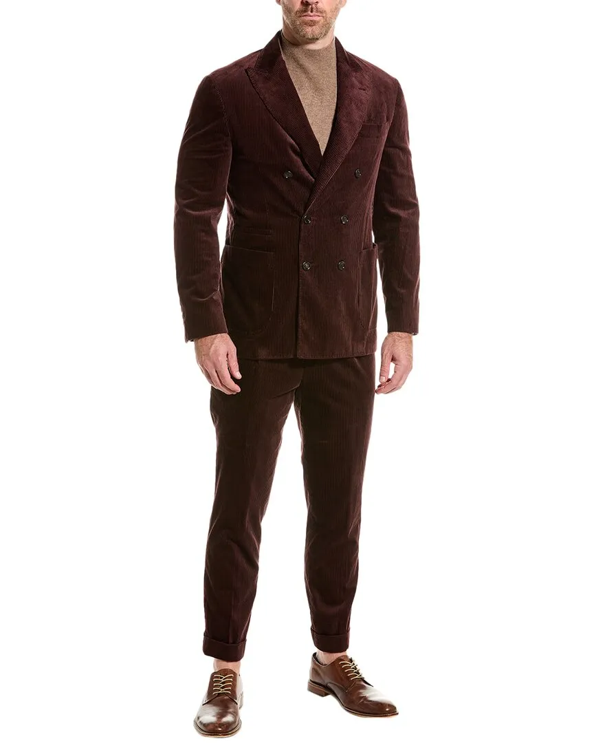 Brunello Cucinelli 2-teiliger Cordanzug