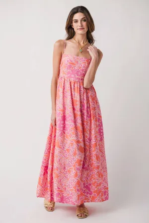 By Together Floral Spaghetti Strap Maxi Dress