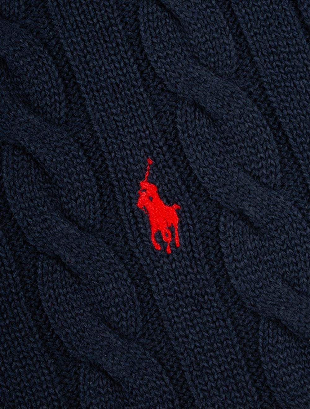 Cable Half-Zip Pullover Cruise Navy