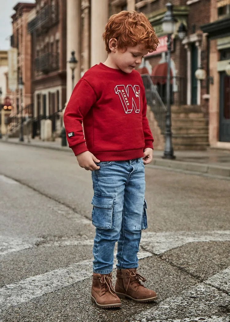 Cargo Jeans - Mittelblaue Denim von Mayoral